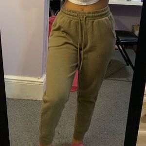 Forever 21 Olive Green Joggers